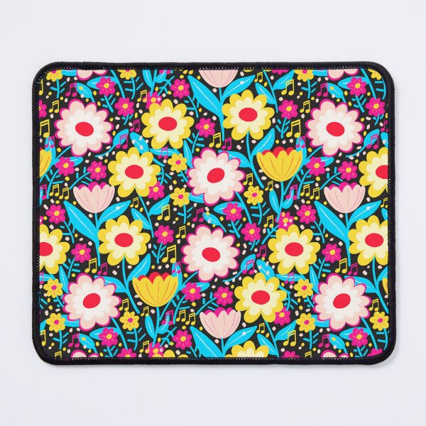 Item preview, Psychedelic blooms pattern designed and sold by Clara Fruggeri.