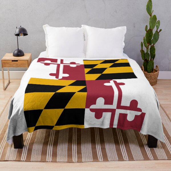 Item preview, Vertical Maryland State Flag Design designed and sold by NTGUILTY.