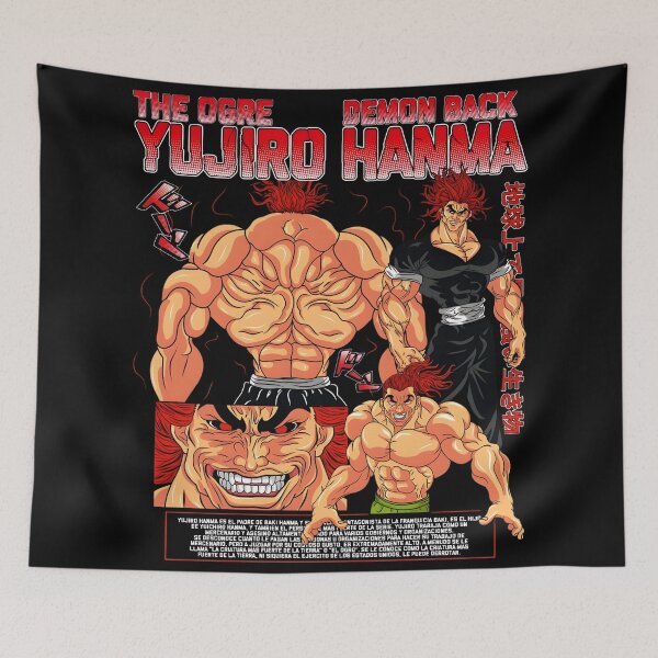 Item preview, Yujiro Hanma – Ogre designed and sold by ANIME HEAT.