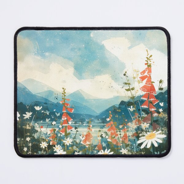 Item preview, Wildflowers by a Quiet Lake designed and sold by Dusk Atelier.