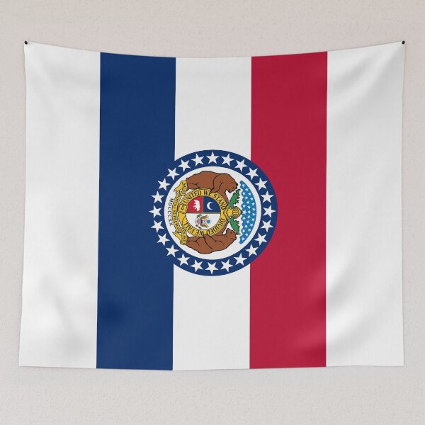 Item preview, Vertical Missouri State Flag Design designed and sold by NTGUILTY.