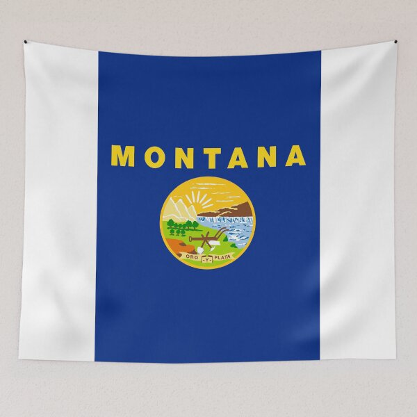 Item preview, Vertical Montana State Flag Design designed and sold by NTGUILTY.