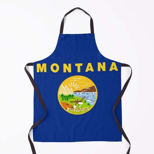 Item preview, Vertical Montana State Flag Design designed and sold by NTGUILTY.