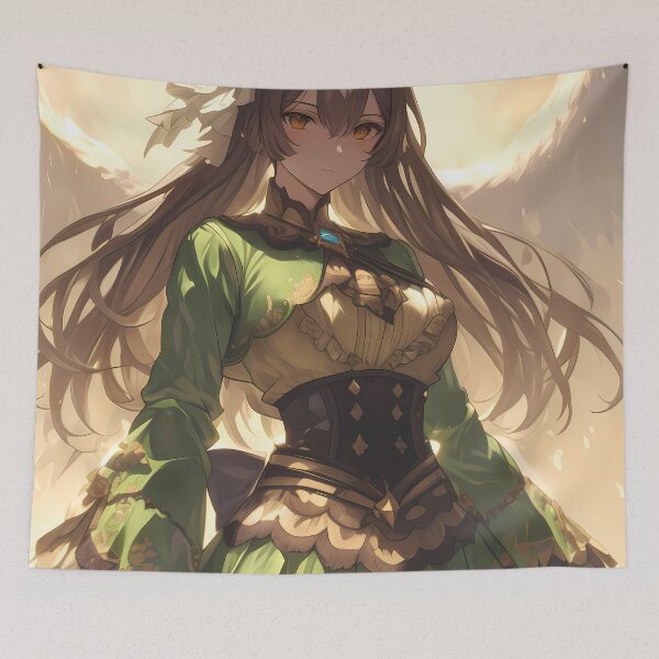 Item preview, Satono Diamond Uma Musume Elegant Moonlit Green Dress designed and sold by mildaclairmo.