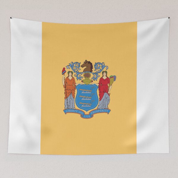 Item preview, Vertical New Jersey State Flag Design designed and sold by NTGUILTY.