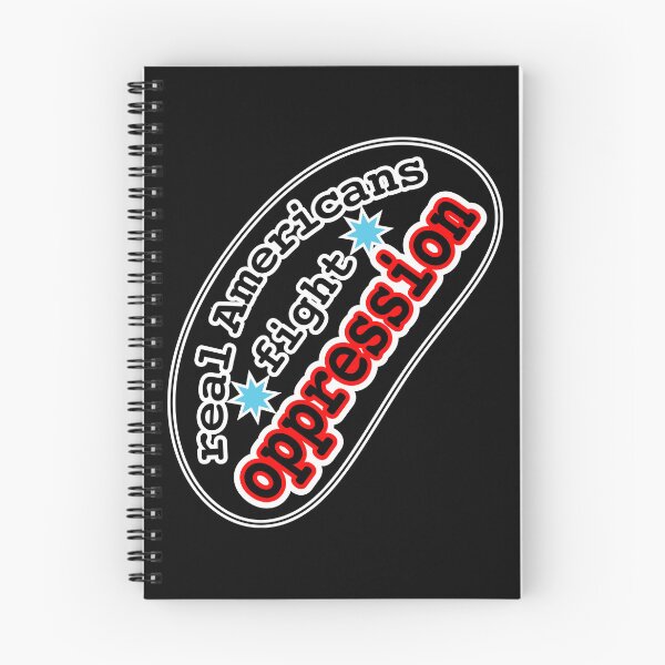 Item preview, Real Americans fight oppression, black background designed and sold by mntimg.