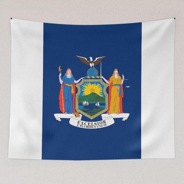 Item preview, Vertical New York State Flag Design designed and sold by NTGUILTY.