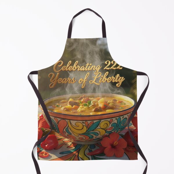Item preview, Traditional Tropical Caribbean Freedom Soup Illustration - Soup Joumon designed and sold by BrickByDream.