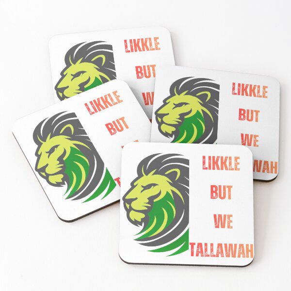 Item preview, Likkle But We Tallawah - Jamaican Lion Pride & Heritage Art designed and sold by Proverbculture.