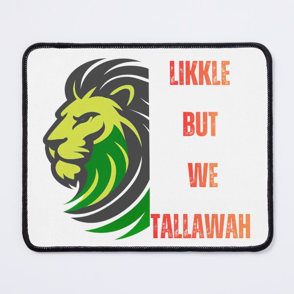Item preview, Likkle But We Tallawah - Jamaican Lion Pride & Heritage Art designed and sold by Proverbculture.