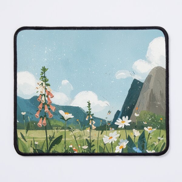 Item preview, Wildflowers Beneath the Mountain Sky designed and sold by Dusk Atelier.
