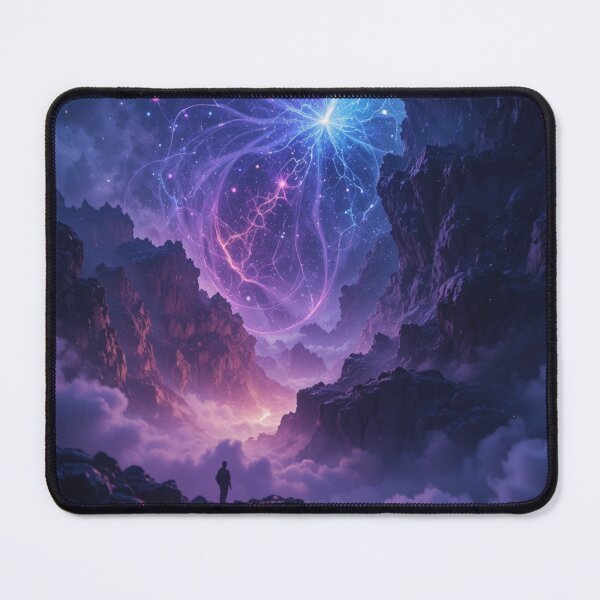 Item preview, Cosmic Convergence – Astral Energy Fantasy Landscape Art designed and sold by infiniterealmsX.