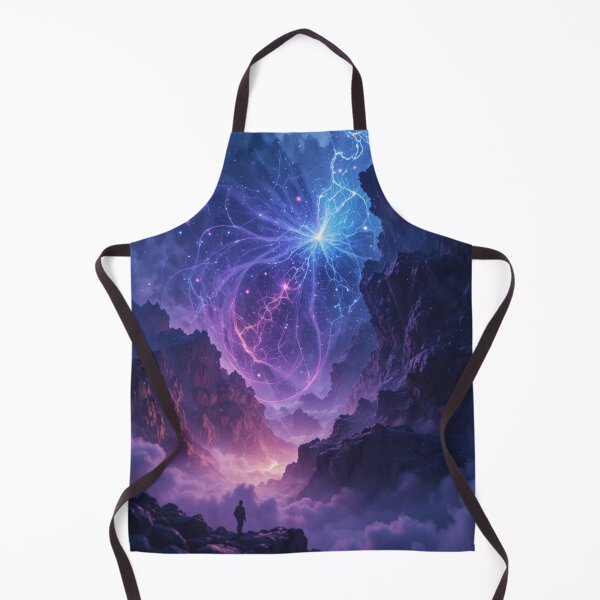 Item preview, Cosmic Convergence – Astral Energy Fantasy Landscape Art designed and sold by infiniterealmsX.