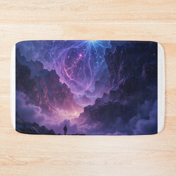 Item preview, Cosmic Convergence – Astral Energy Fantasy Landscape Art designed and sold by infiniterealmsX.