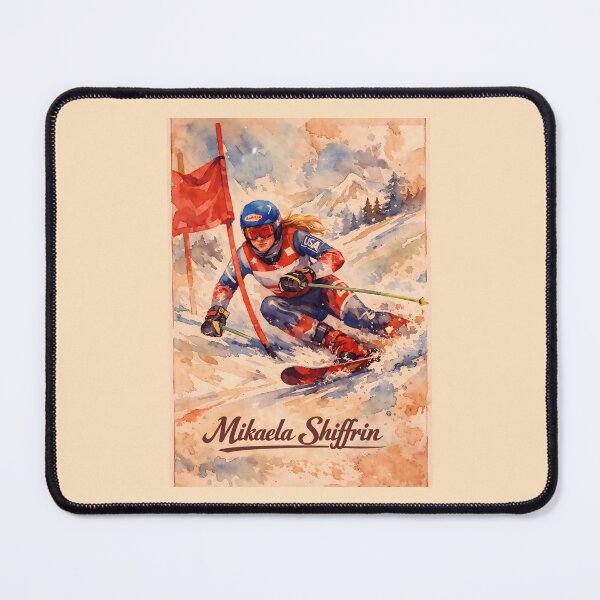 Item preview, Mikaela Shiffrin Skiing designed and sold by Sarcastic designs.