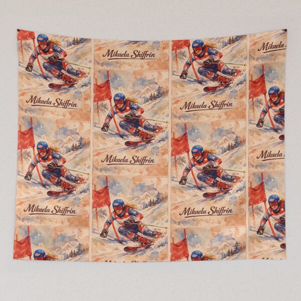 Item preview, Mikaela Shiffrin Skiing designed and sold by Sarcastic designs.