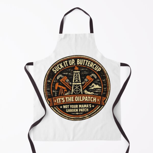 Item preview, Suck It Up Buttercup – Oilpatch Vintage Work Ethic Badge designed and sold by DigiWoosh.