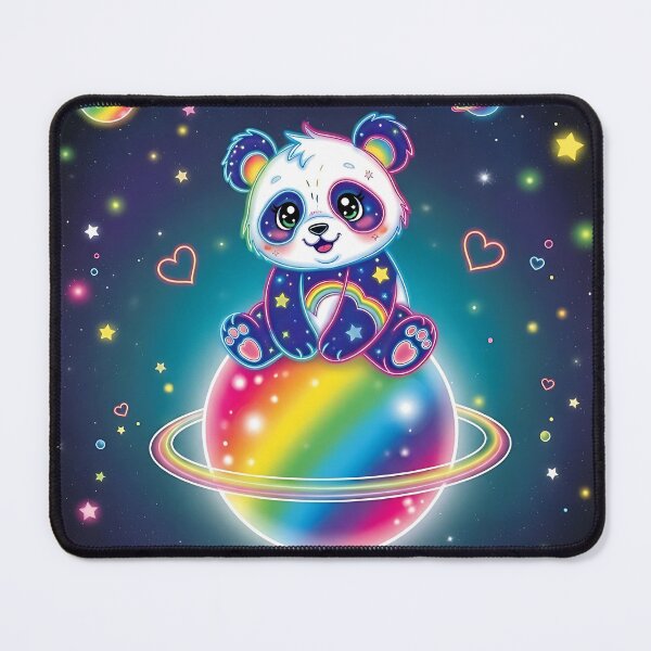 Item preview, Cute Rainbow Panda on Cosmic Planet designed and sold by butterflykissss.