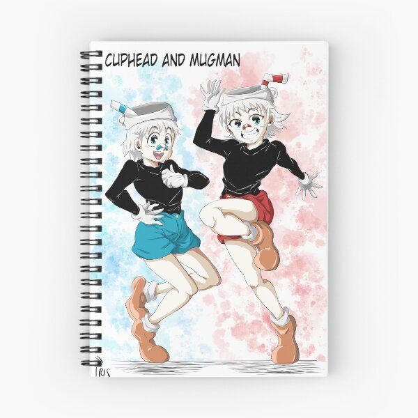 Item preview, cuphead mugman brother anime - manga style designed and sold by irismay27.