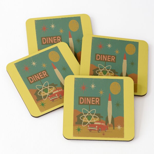 Item preview, Vintage Rocket Diner designed and sold by Jeffsredbubble.