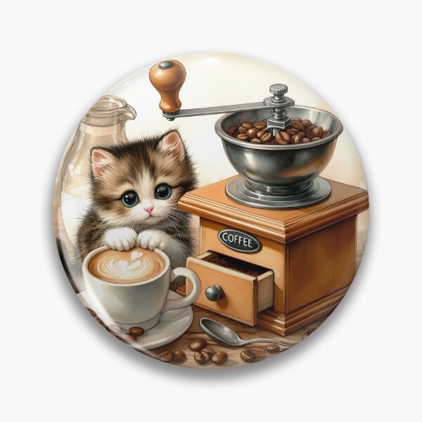 Item preview, Purrfect Morning Brew designed and sold by TinCatOutPost.