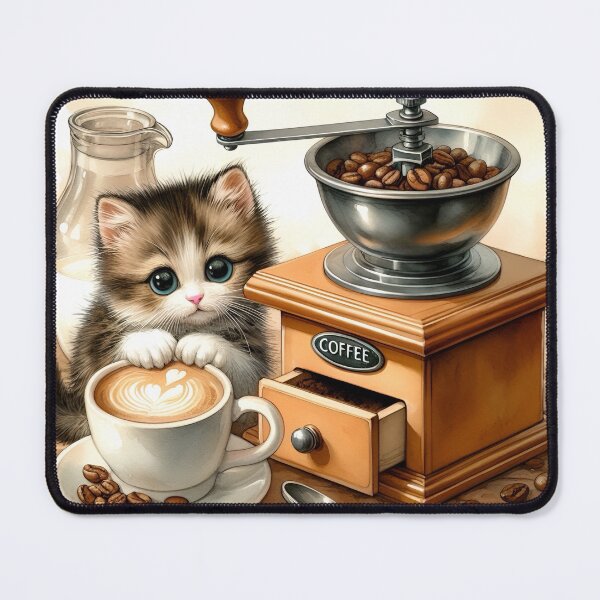 Item preview, Purrfect Morning Brew designed and sold by TinCatOutPost.