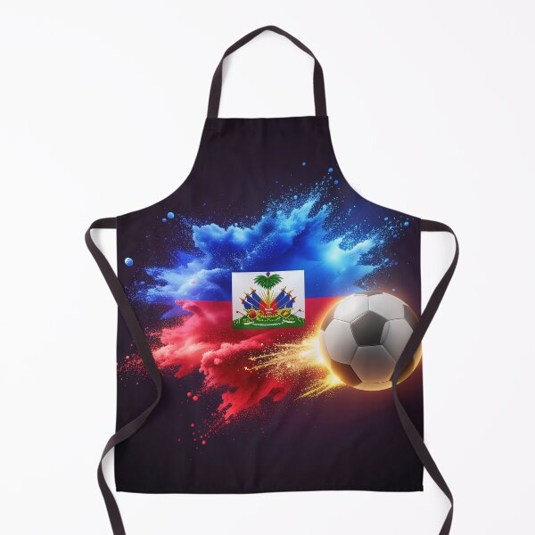 Item preview, Elegant Haiti World Cup 2026 Soccer Fan Pride Art designed and sold by BrickByDream.