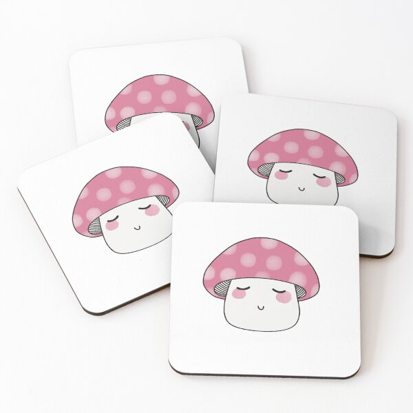 Item preview, Illustration of a pink mushroom designed and sold by GelsominoStudio.