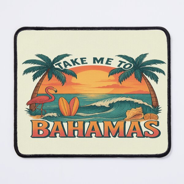 Item preview, Take Me to the Bahamas Vintage Travel Post designed and sold by Eclipse 3699.