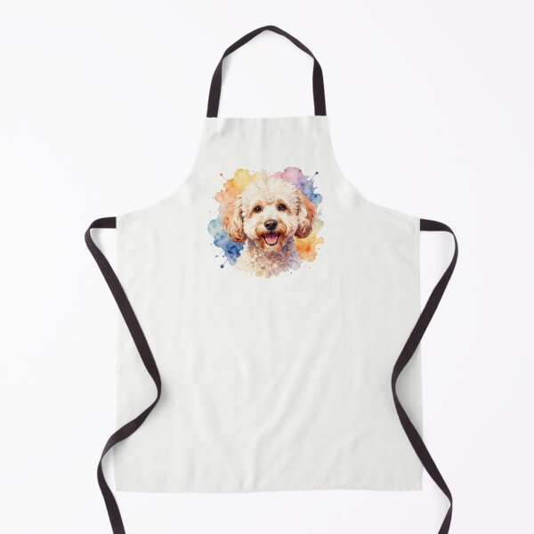 Item preview, Watercolor Lagotto Romagnolo Portrait with Color Splash designed and sold by ZoesPlace.