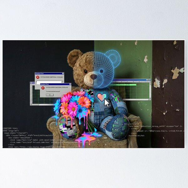 Item preview, Chaotic Teddy Bear designed and sold by HeyyItsNikki.