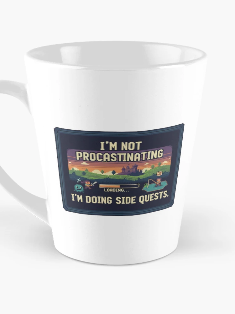 Thumbnail 3 of 4, Coffee Mug, Procrastinating designed and sold by frowsty.