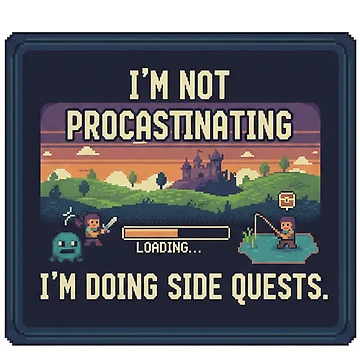 Artwork thumbnail, Procrastinating by frowsty