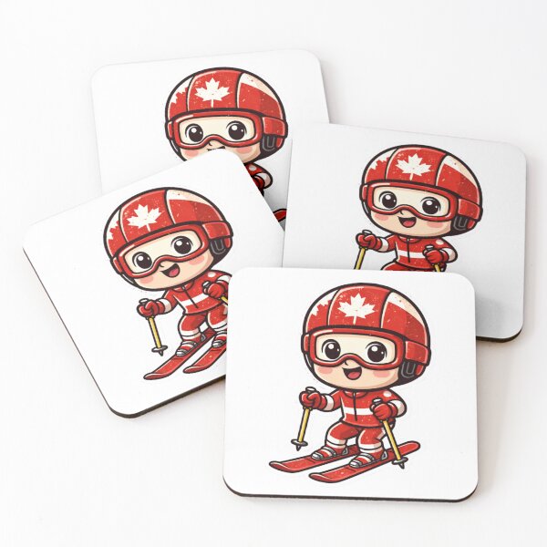 Item preview, Canada Cartoon Skier designed and sold by EastEndTownie.