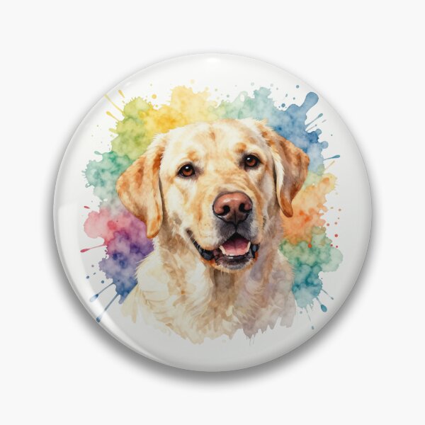 Item preview, Watercolor Labrador Portrait with Color Splash designed and sold by ZoesPlace.