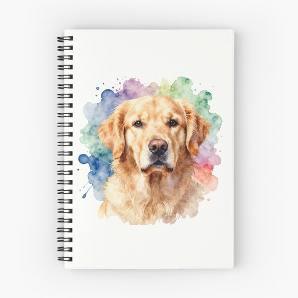 Item preview, Watercolor Golden Retriever Portrait with Color Splash designed and sold by ZoesPlace.