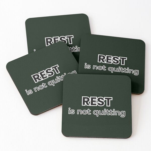 Item preview, Rest Is Not Quitting – Calm Reminder Shirt designed and sold by QuietlyBecoming.