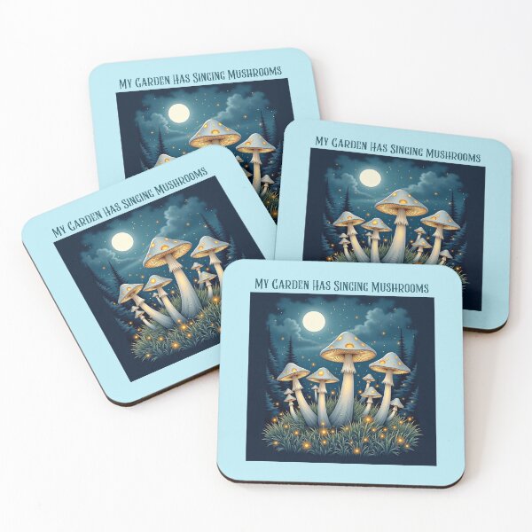 Item preview, My Garden Has Singing Mushrooms Fantasy designed and sold by Sachie's Studio.
