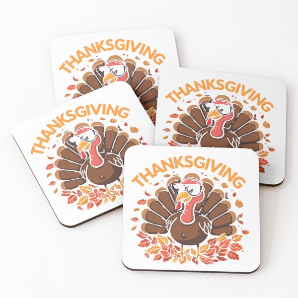 Item preview, Cool Thanksgiving Turkey with Sunglasses – Festive Autumn Cartoon Design designed and sold by Eclipse 3699.