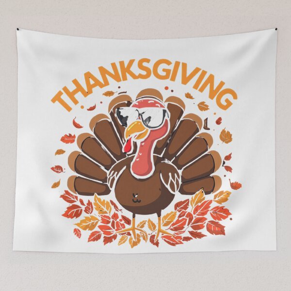 Item preview, Cool Thanksgiving Turkey with Sunglasses – Festive Autumn Cartoon Design designed and sold by Eclipse 3699.