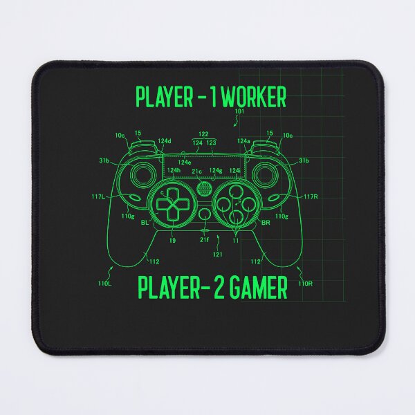 Item preview, gamer1 worker gamer2 player t-shirt  designed and sold by RHjTees1975.