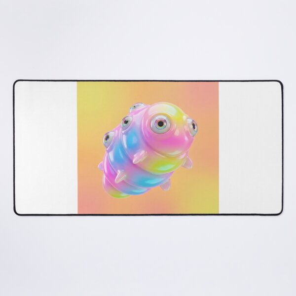 Item preview, Pastel Rainbow Blob Creature with Many Eyes designed and sold by maboroshilab.