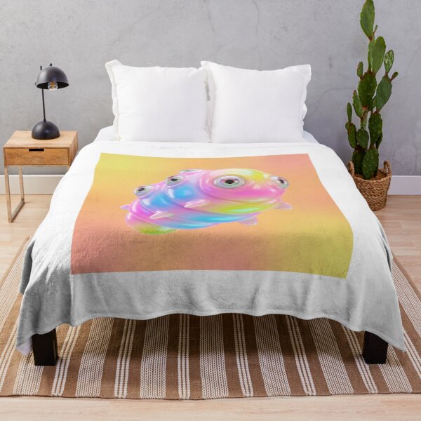 Item preview, Pastel Rainbow Blob Creature with Many Eyes designed and sold by maboroshilab.