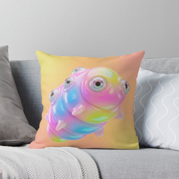 Item preview, Pastel Rainbow Blob Creature with Many Eyes designed and sold by maboroshilab.