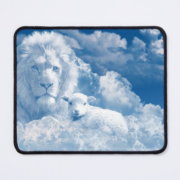 Item preview, Lion and the Lamb in the Clouds designed and sold by Alpha Omega Shop.