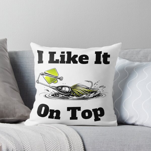 Item preview, I Like It On Top — Topwater Fishing Buzzbait Shirt — Bass Angler Humor Tee designed and sold by Get-the-net.