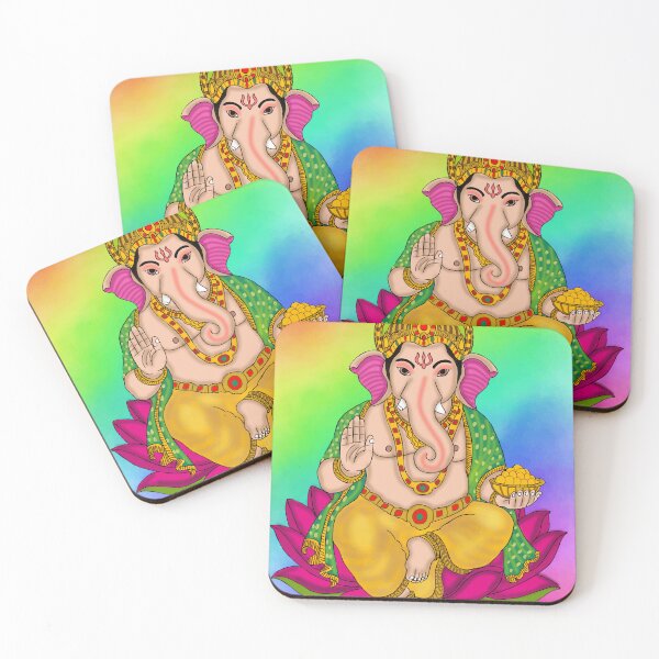 Item preview, Lord Ganesha Sacred Design – Hindu Elephant God Art Illustration designed and sold by Harshit_Digital_Arts.