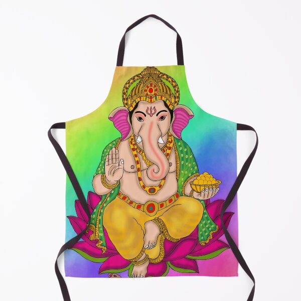 Item preview, Lord Ganesha Sacred Design – Hindu Elephant God Art Illustration designed and sold by Harshit_Digital_Arts.