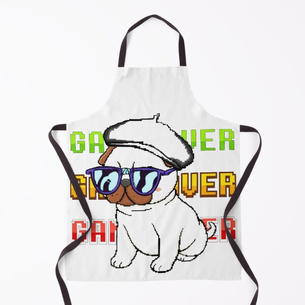 Item preview, Gamer Pug Puppy Purple Glasses Pixel Art designed and sold by PopDigital.