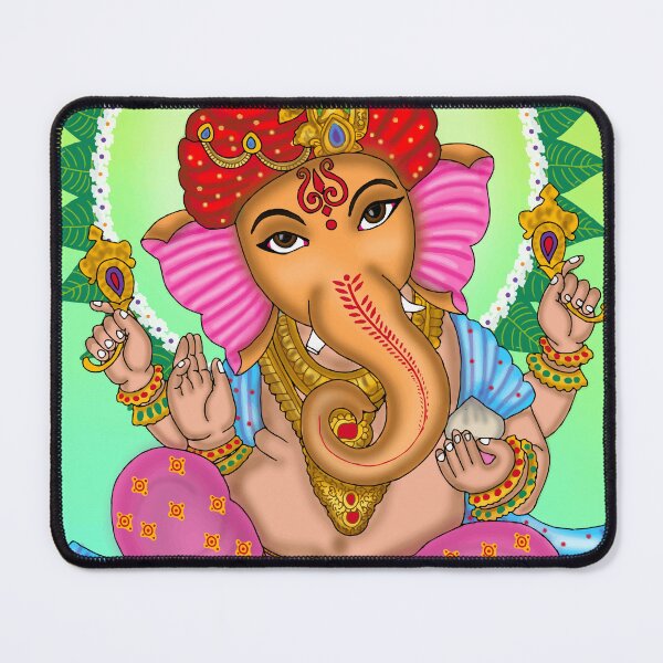 Item preview, Lord Ganpati Design – Ganesha Spiritual Art Illustration designed and sold by Harshit_Digital_Arts.